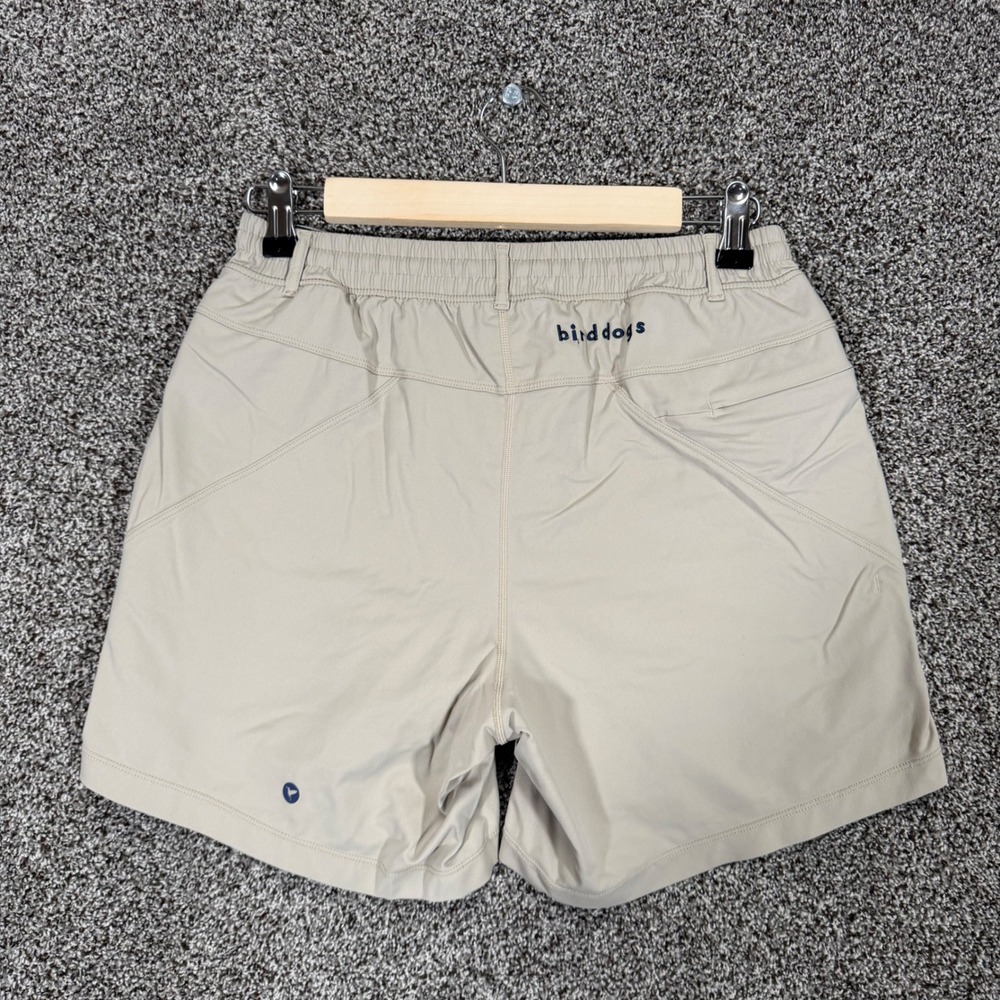Birddogs Shorts Mens S/5.5 Short Beige Lined Performance Stretch Drawstring - Picture 2 of 8
